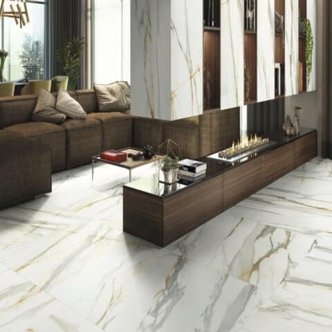 Calacatta Borghini Matt Porcelain - Authentic Stone