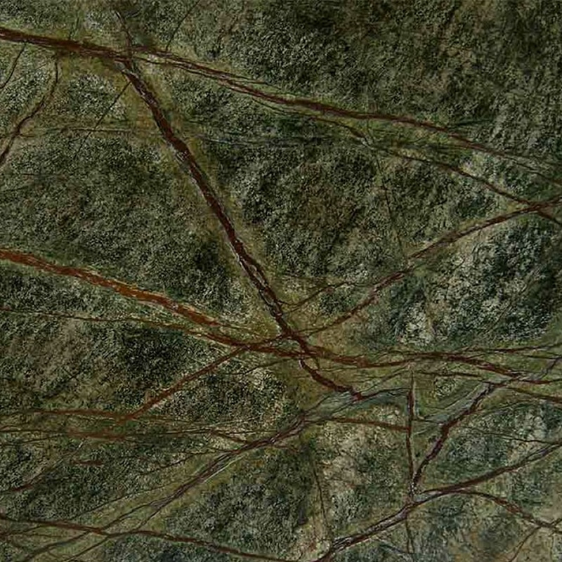 Rainforest Green Marble (Polished) - Authentic Stone