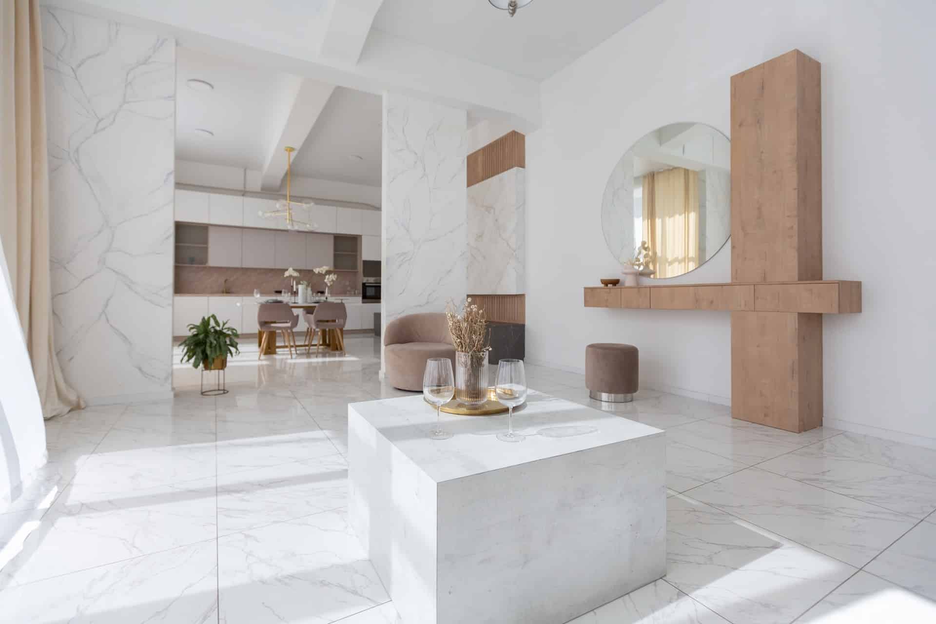 Marble Tiles vs. Other Flooring Options